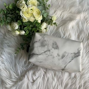 Marble makeup pouch